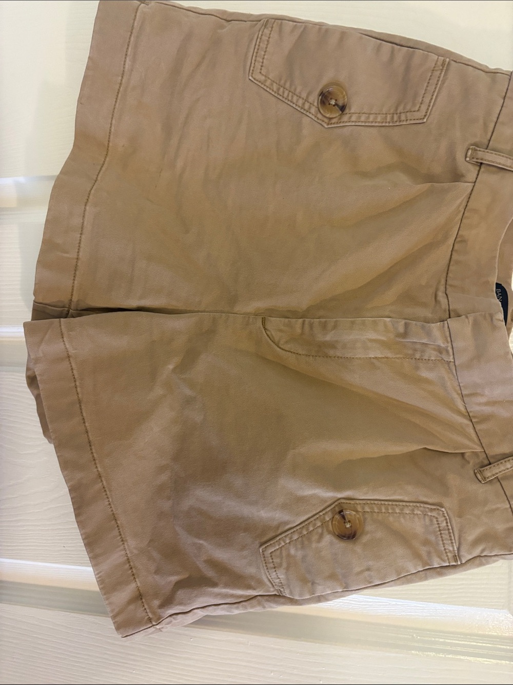 Banana Republic Khaki Resort Wear Safari Chino Shorts
